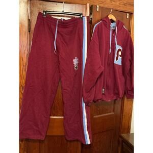 Real Sports Fashion Phillies G-lll sports sports suit burgundy size XL